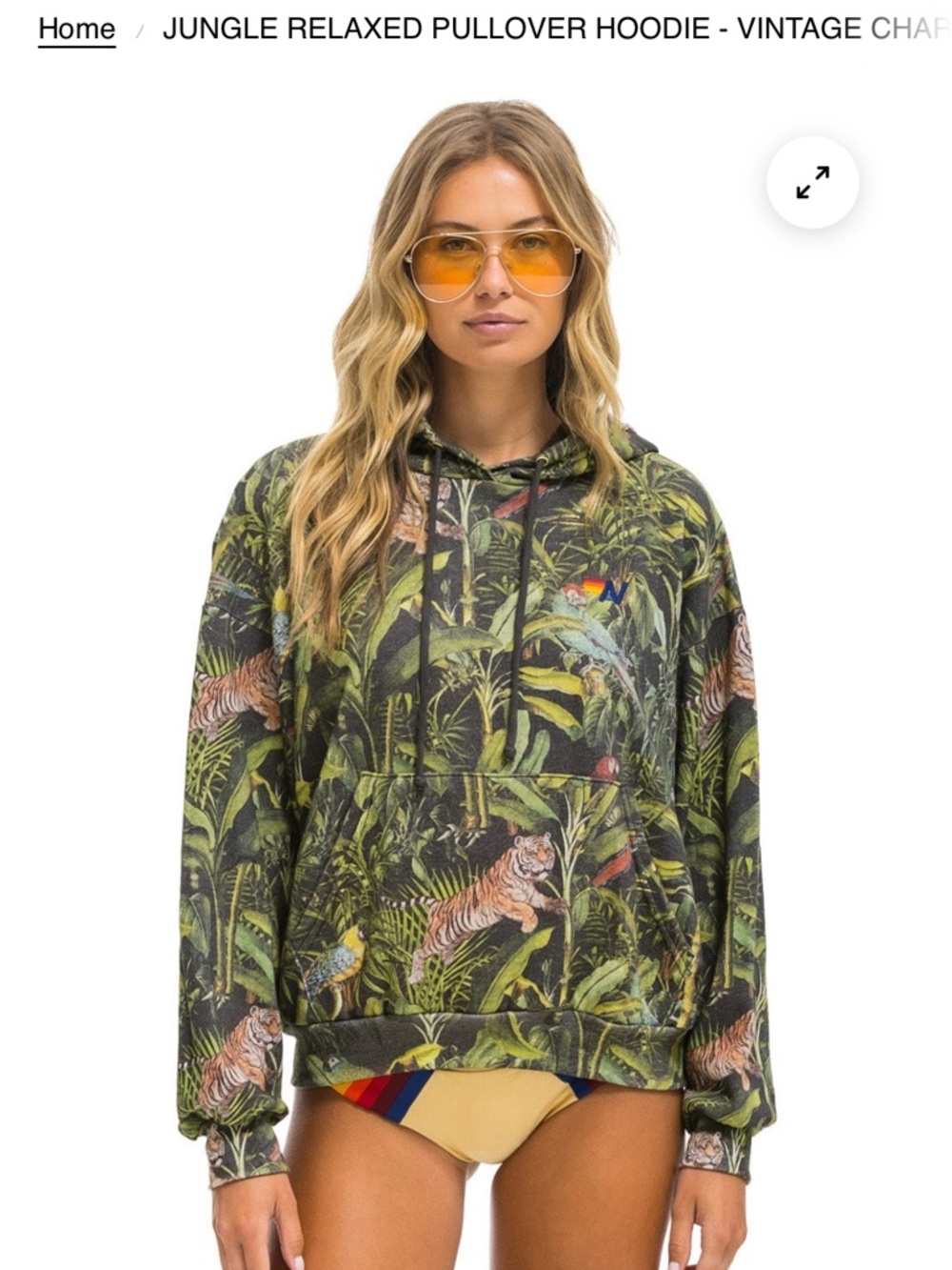 Aviator nation jungle print SET